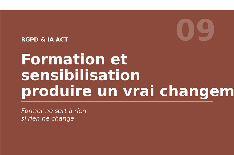 Manuel 09 : Formation et sensibilisation : produire un vrai changement